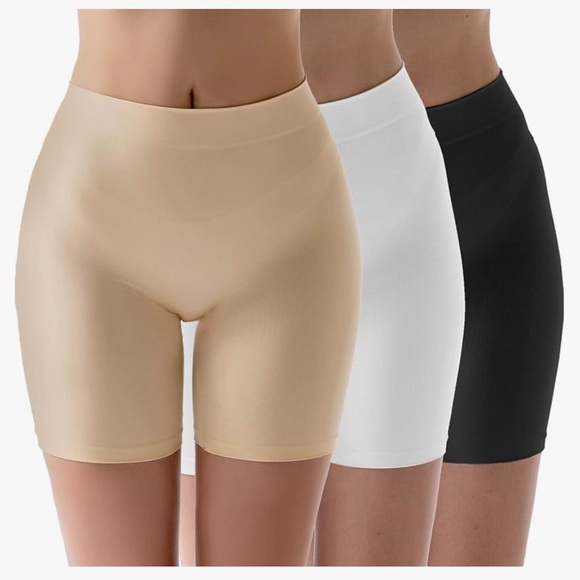 NWT MELERIO 3-pack Slip Shorts Comfortable Boyshorts Panties Anti-chafing no pkg - Picture 4 of 4